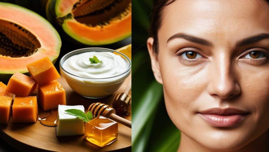 Transform Your Skin Naturally" in bold, modern typography.