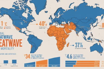 Infographic showing global heatwave trends and mortality statistics Hospitalization Must in Case of High Temperature