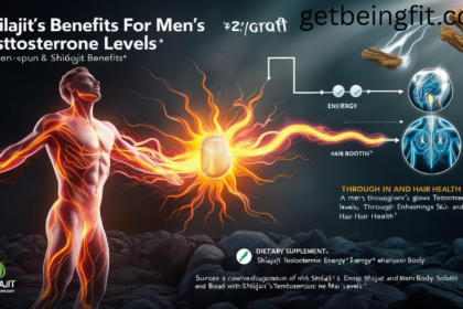 Shilajit benefits for men's testosterone levels" skin & hair