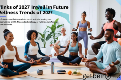 Cutting-edge wellness trends 2024-2027 featuring IV therapy, biohacking wearables and AI health tech in modern clinic"10 Growing Wellness Trends (2024-2027)